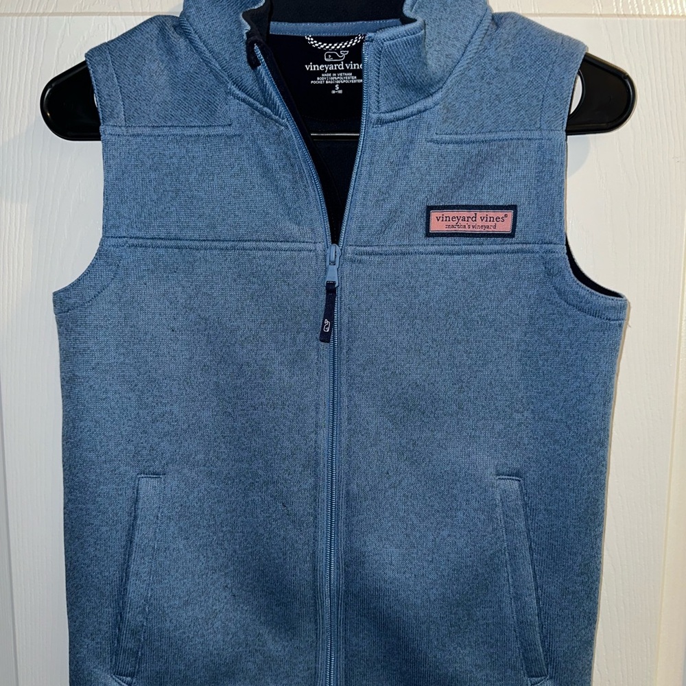 Vineyard Vines Heather Blue Vest